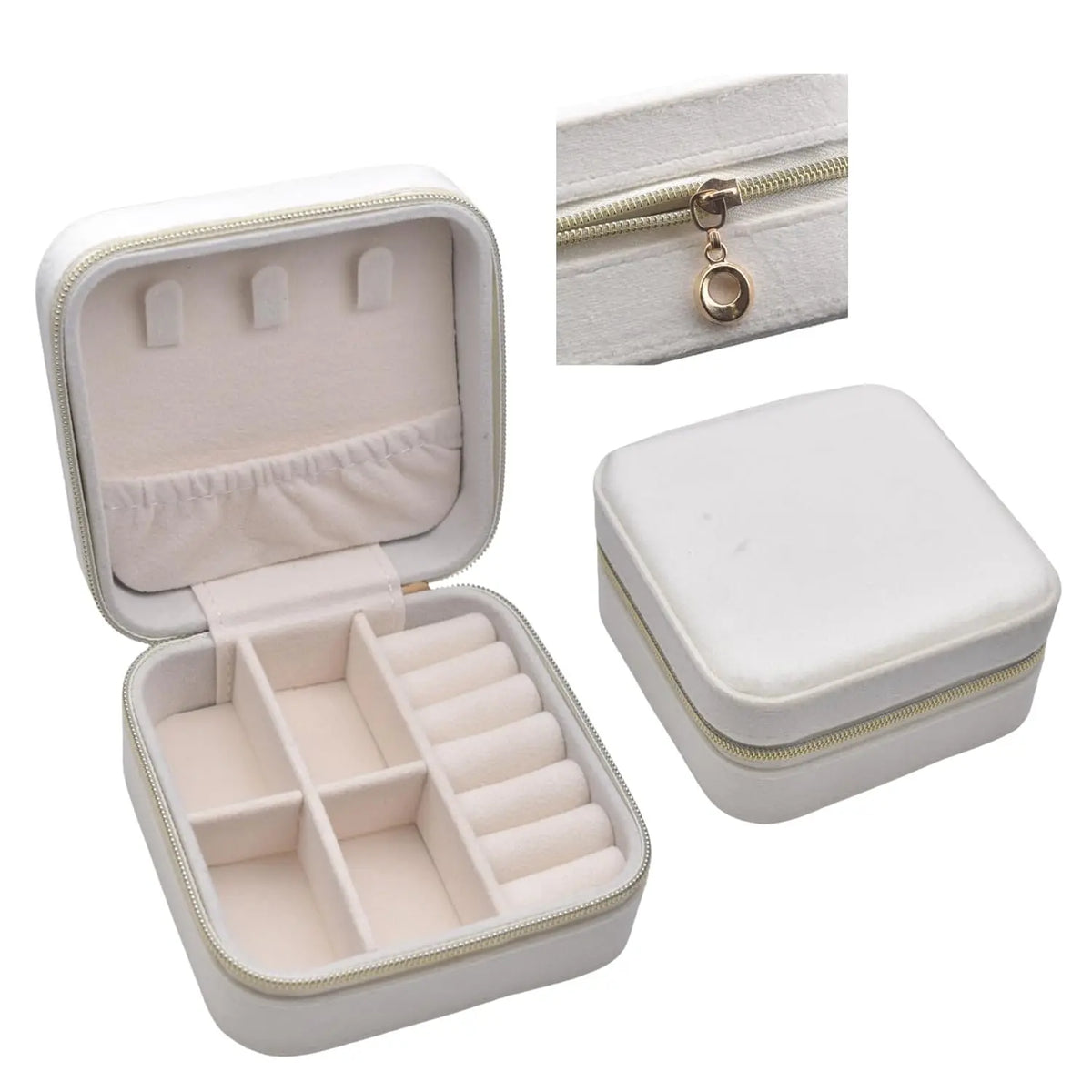 Velvet Material Jewellery Box