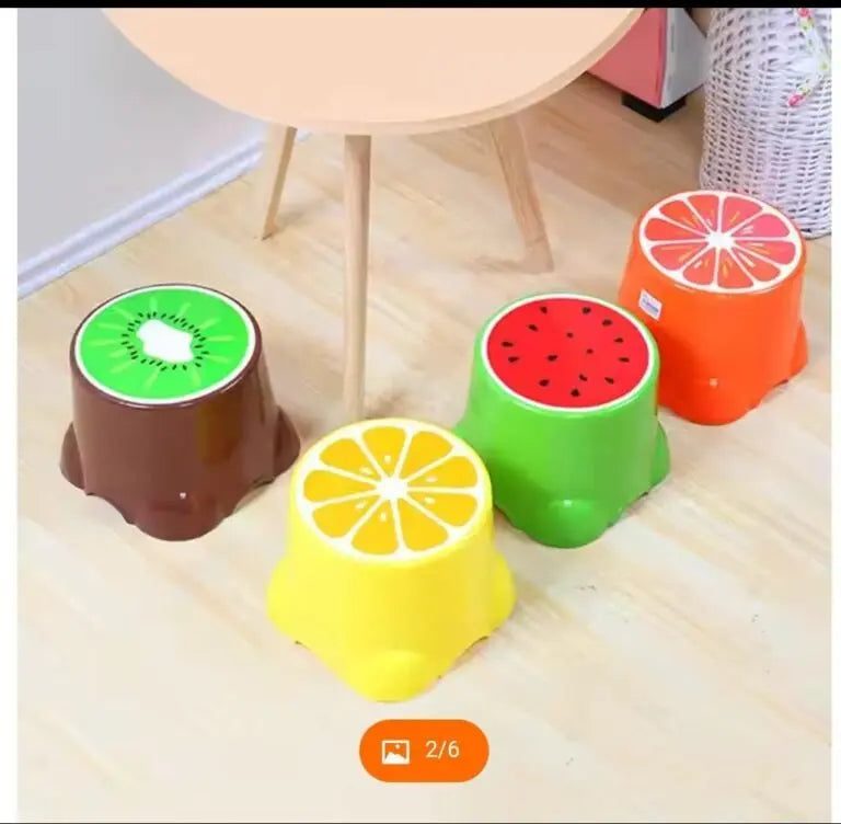 Fruit Print Children Stool
