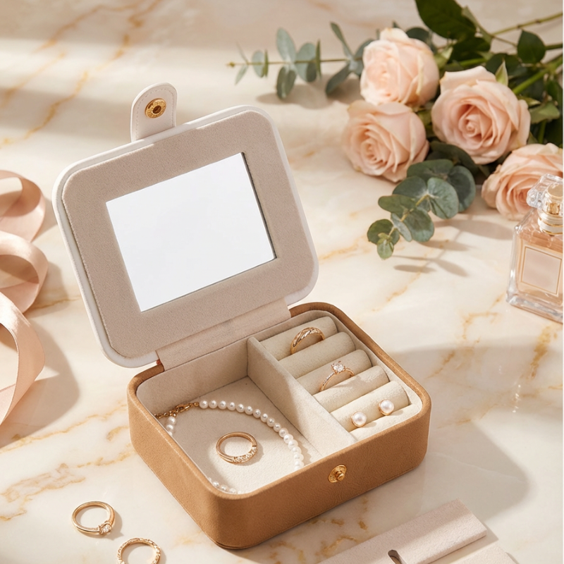 Portable Travel Jewelry Box