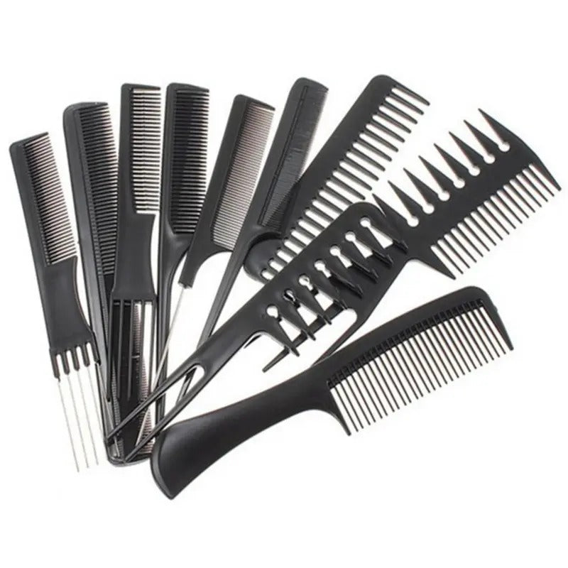 10 Pcs Hair Styling Comb Set