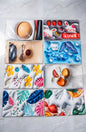 Flower Print Water Absrobent Mat