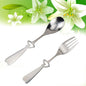 Heart Shape Steel Spoon
