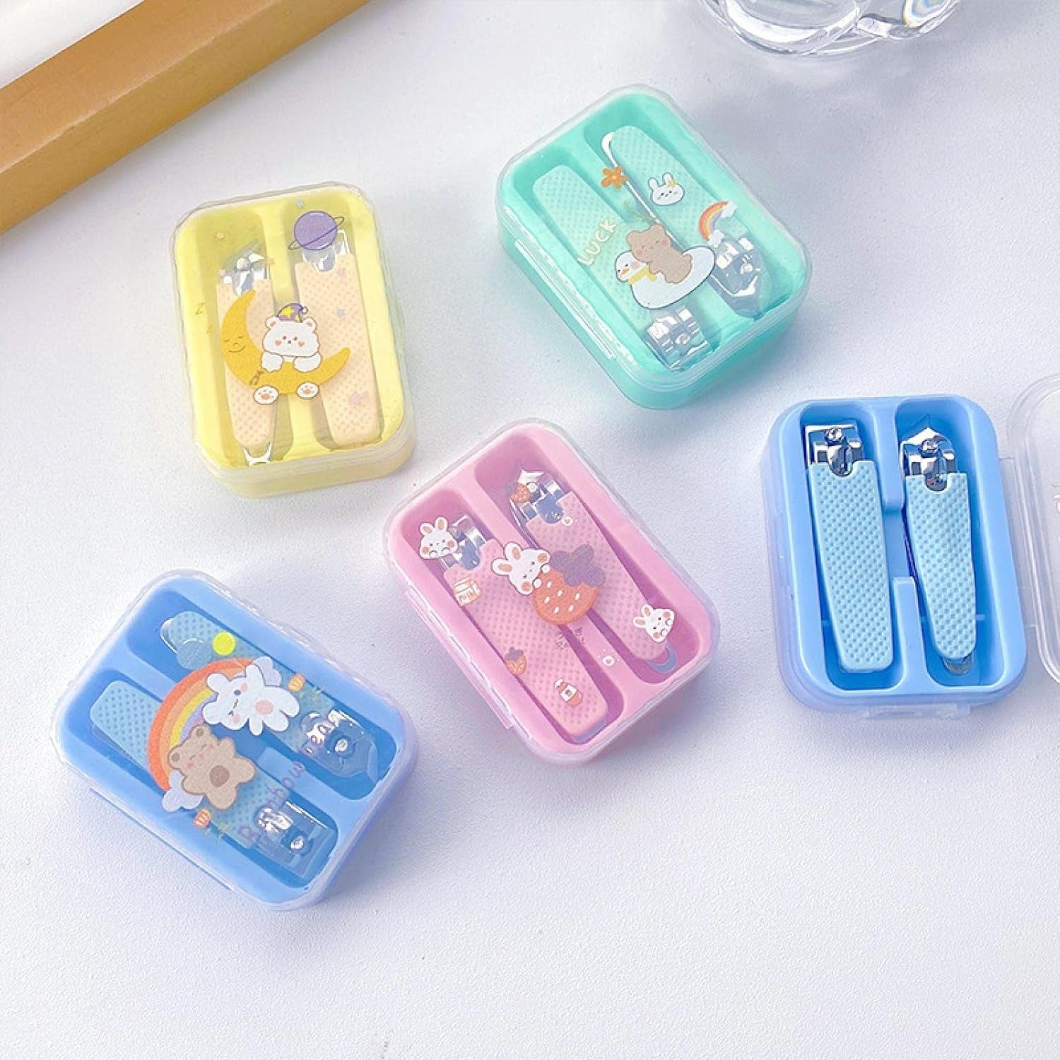 2 Pcs Mini Nail Clipper