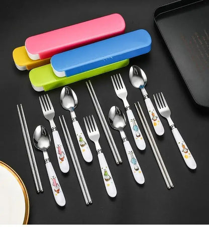 Stainless Steel Tableware Set