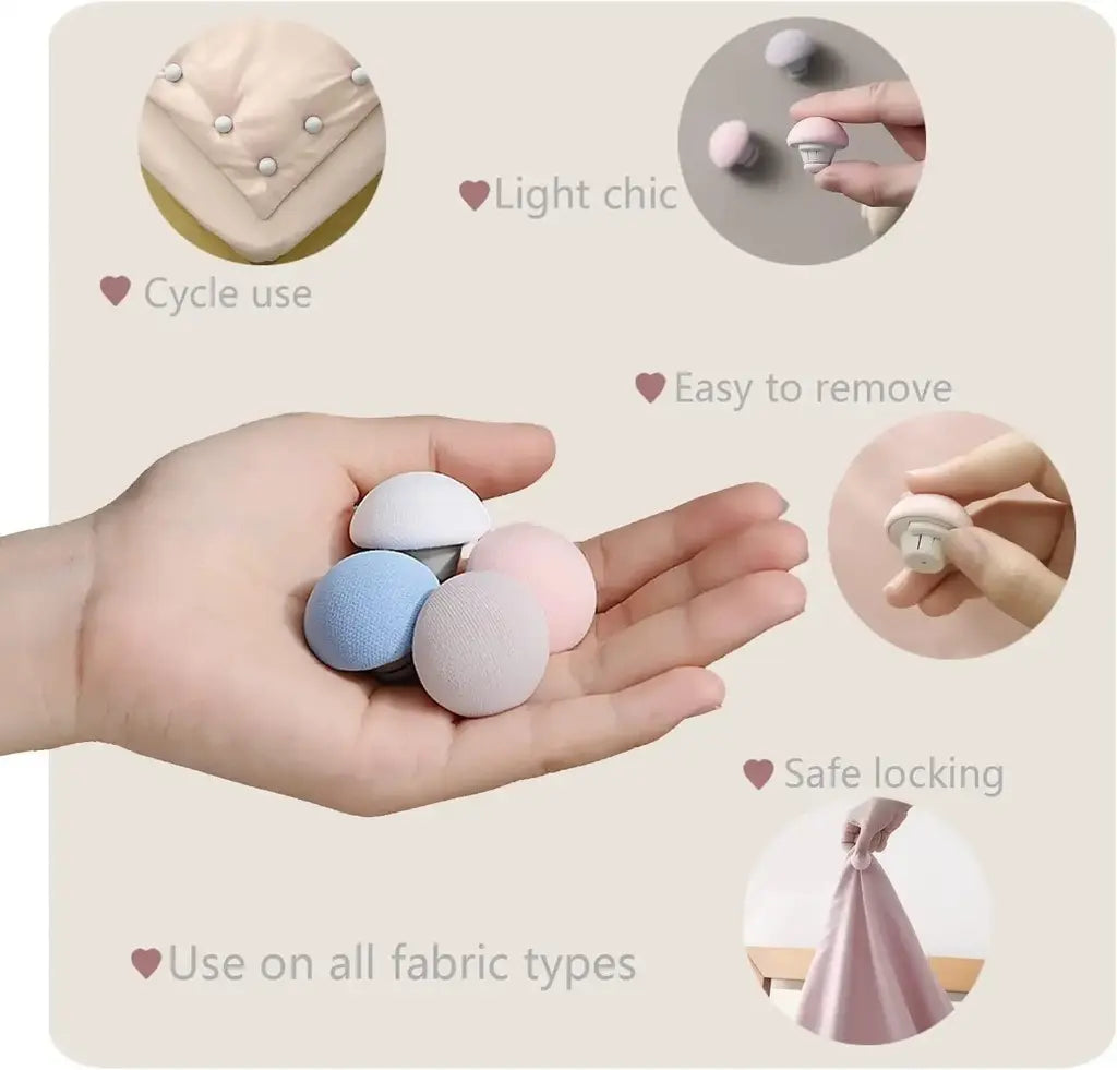 8 Pcs Bed Sheet Clips