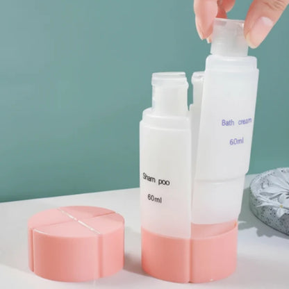 4 In 1 Shampoo Bottle (60ml each)