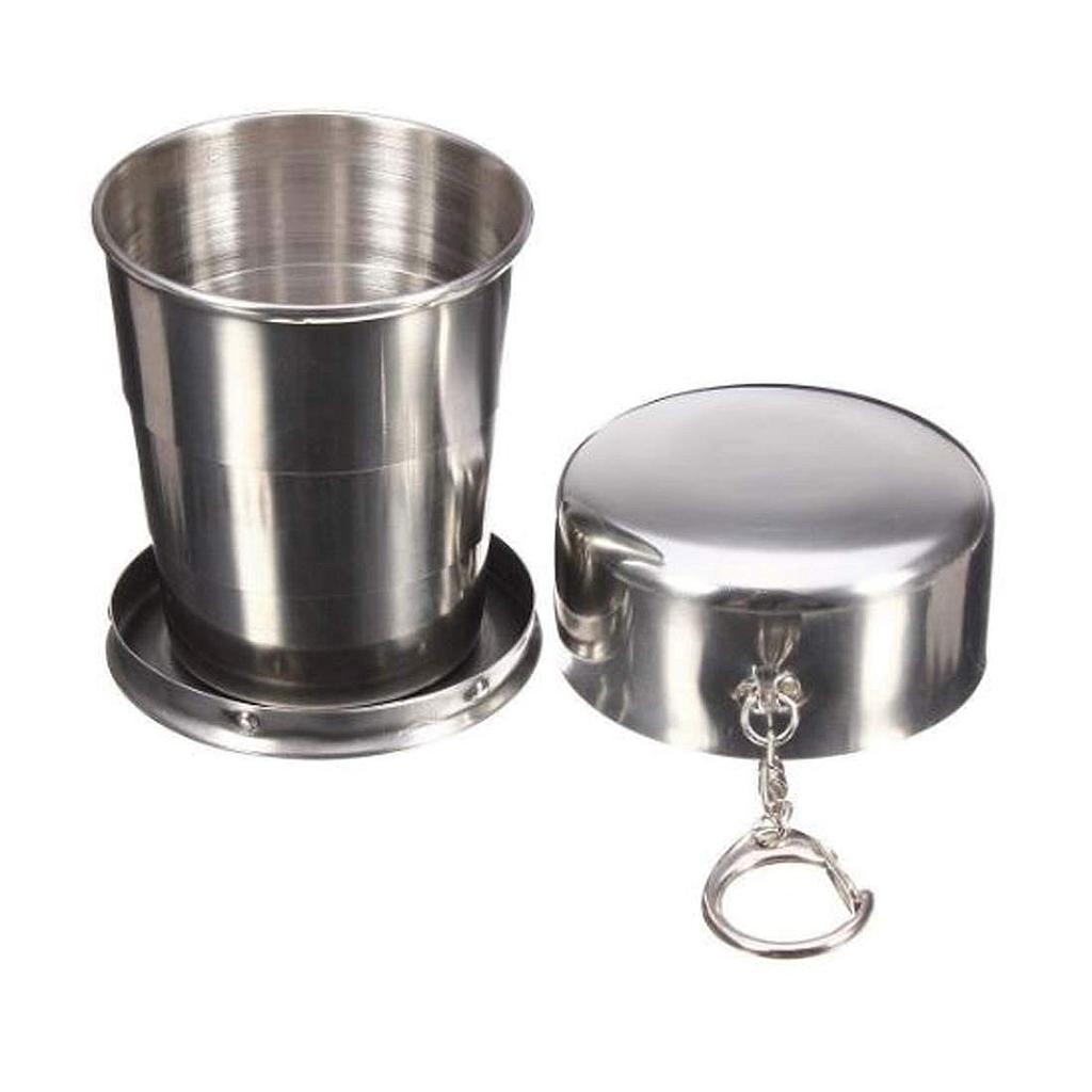 Stainless Steel Folding Glass (150ML)