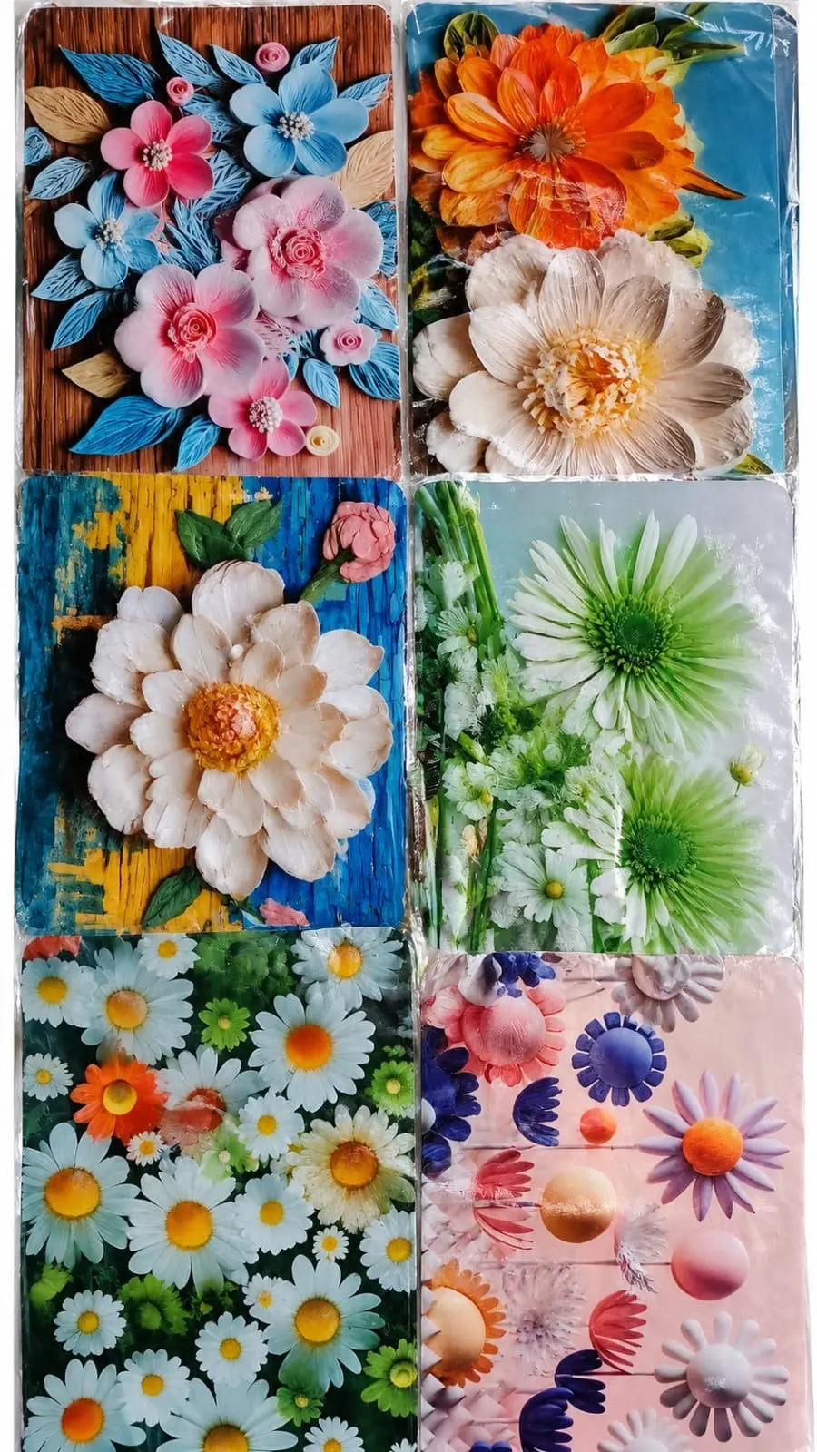 Oval Mix Design Bathroom Mat