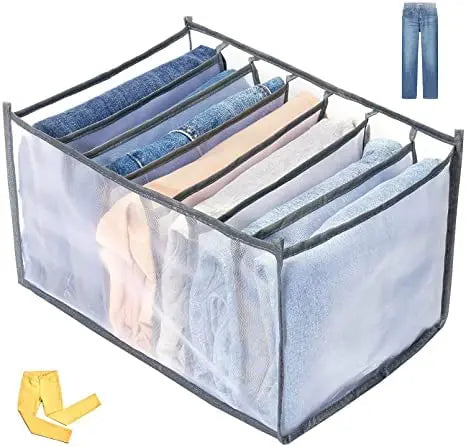 7 Grid Mesh Clothes Storage Organiser