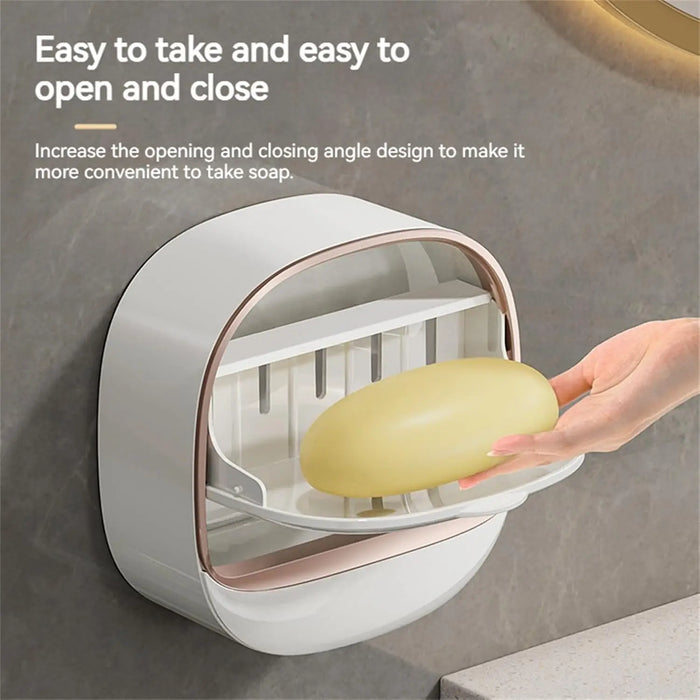 Wall mounted Soap Holder With Lid