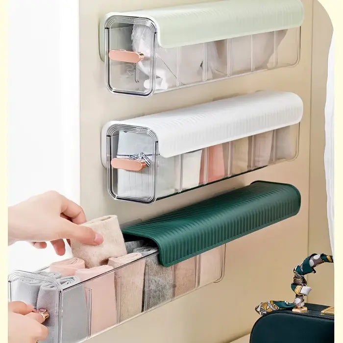 6 Slot Plastic Socks Organizer