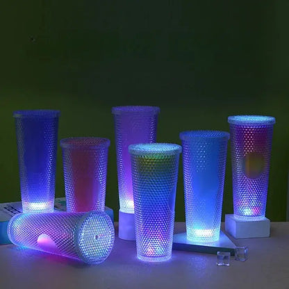 680ml Magic LED Straw Tumbler