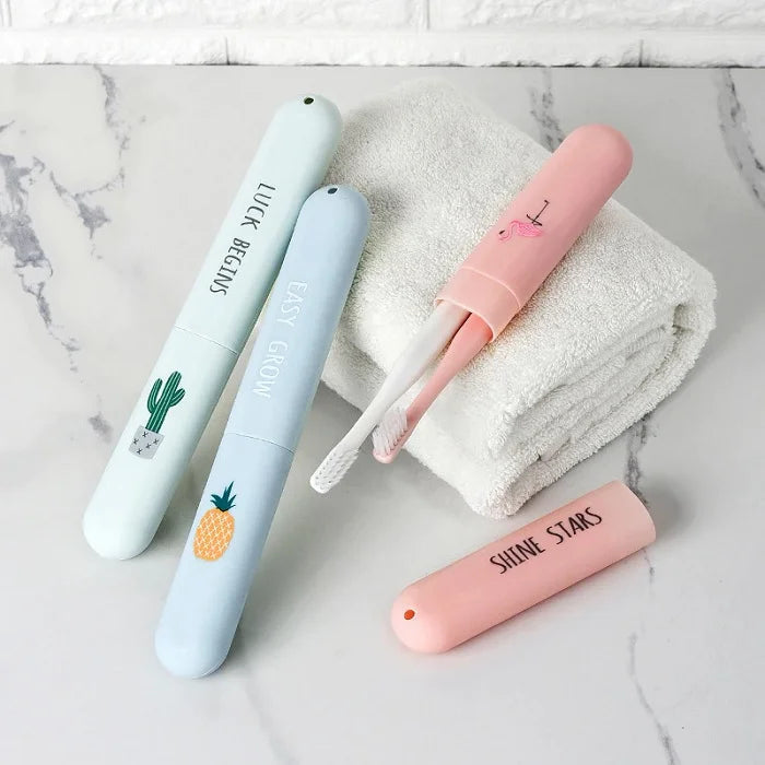 3pcs Printed Toothbrush Cover