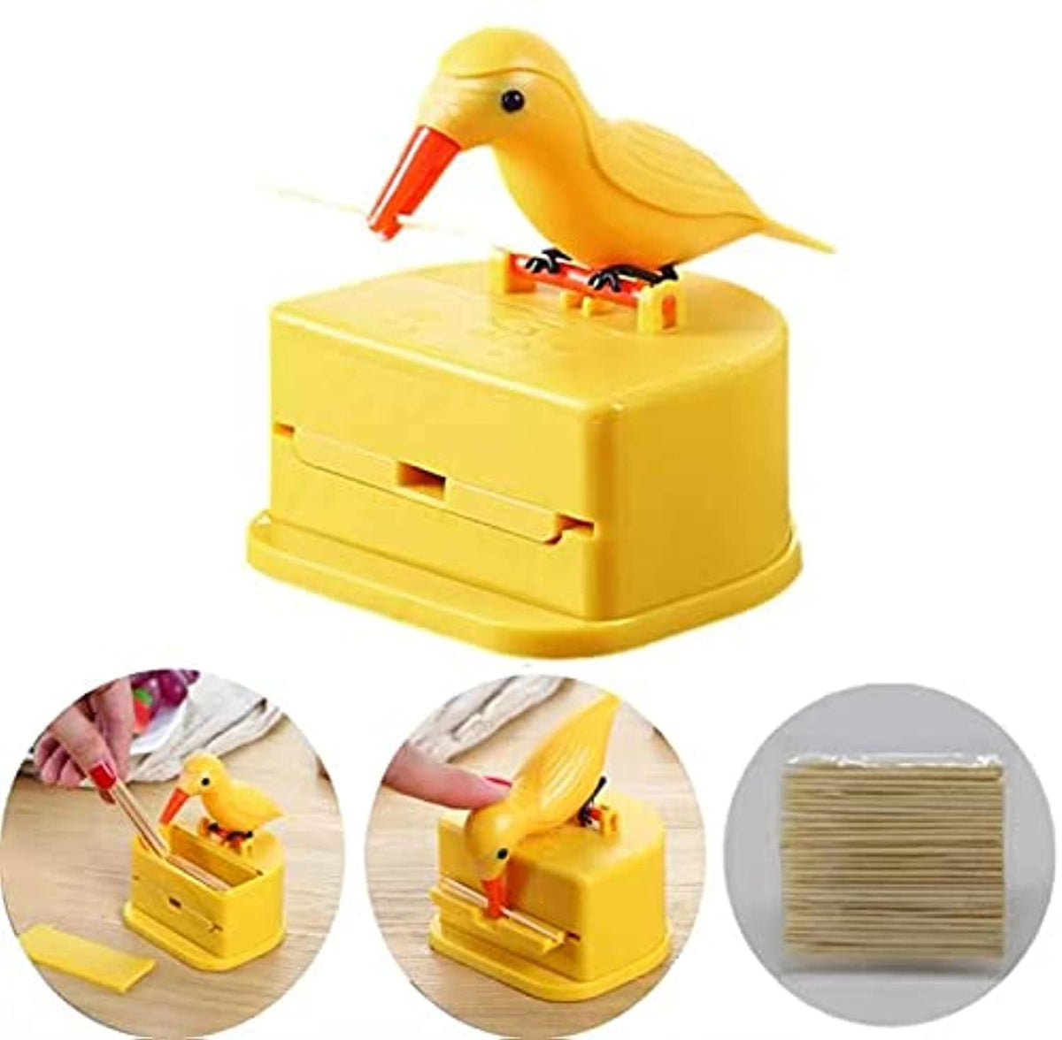 Pop Up Bird Toothpick Holder