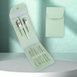 9pcs Nail Tool Set Matcha Green