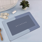 Mix Print Square Bathroom Mat Without PP