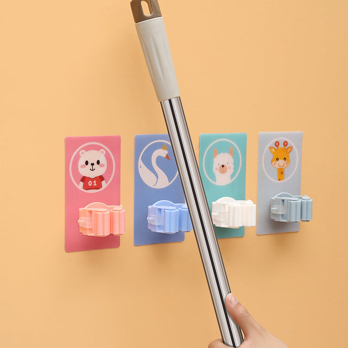 Cartoon Sticker Mop Holder